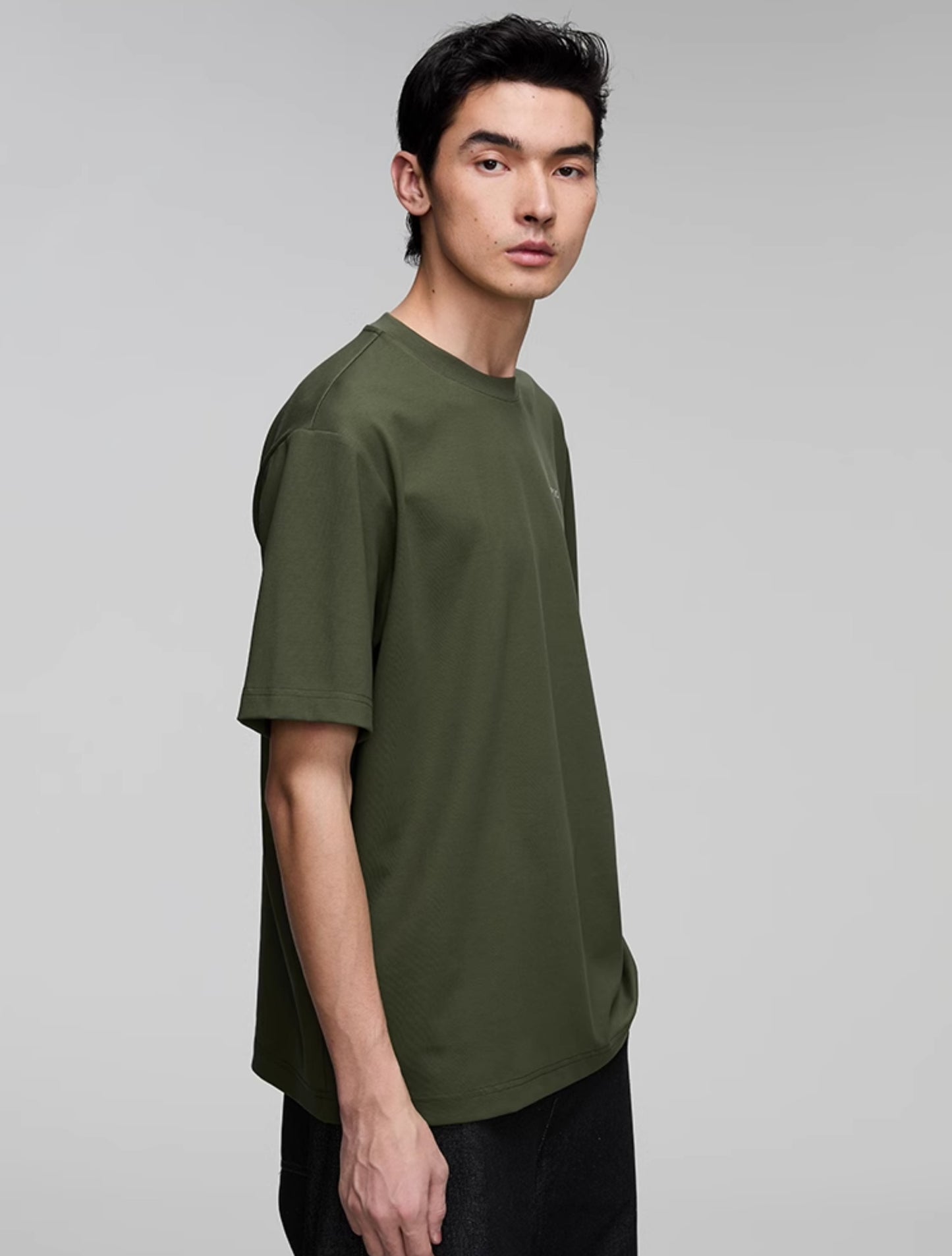 Round Neck Logo Print T-Shirt