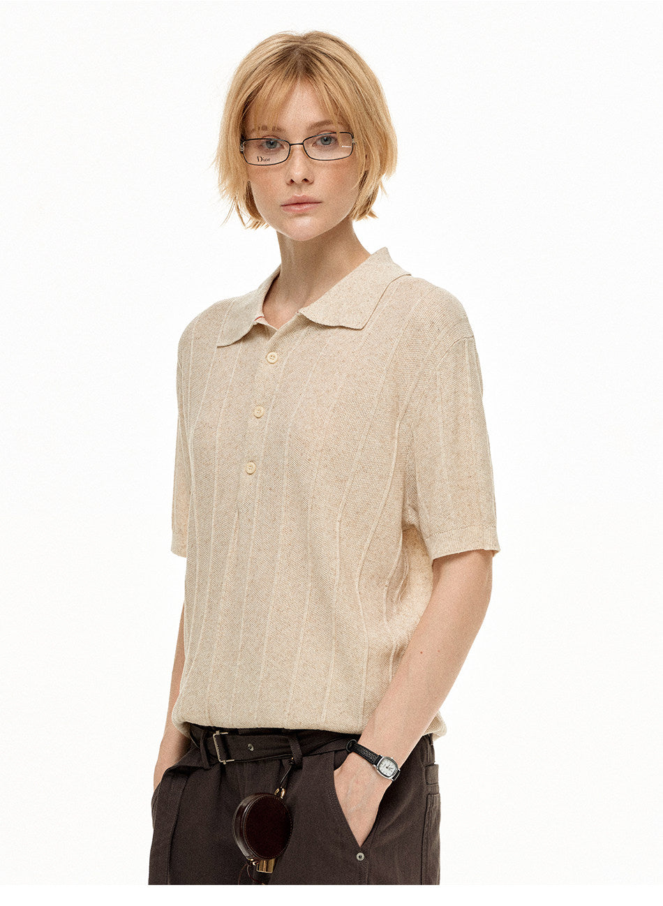 High-Quality Knit Polo Shirt