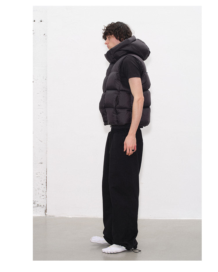High-Fill Down Vest with Hood