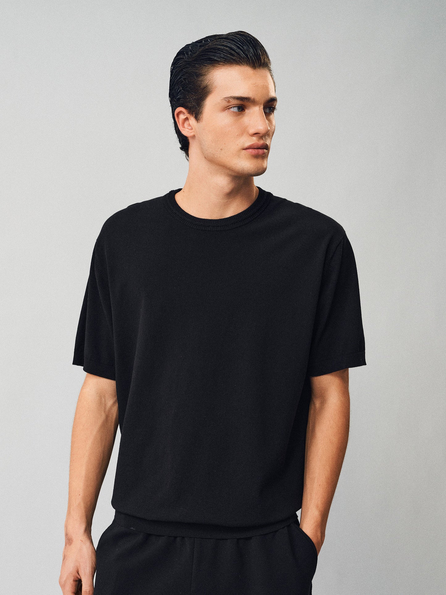 Jacquard Knit Shirt