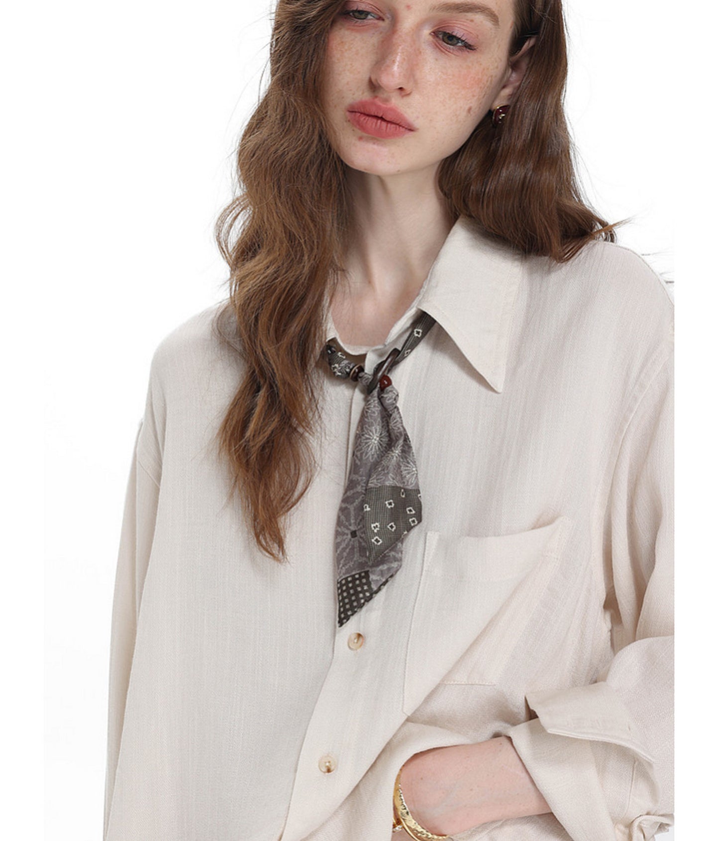 Relaxed Linen-Lyocell Blend Shirt