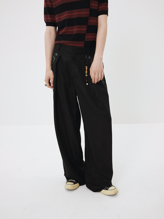 Casual Wide-Leg Pants