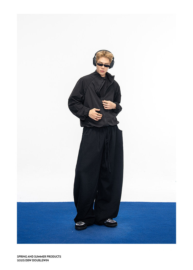 Lightweight Stand-Collar UV-Protective Short Jacket