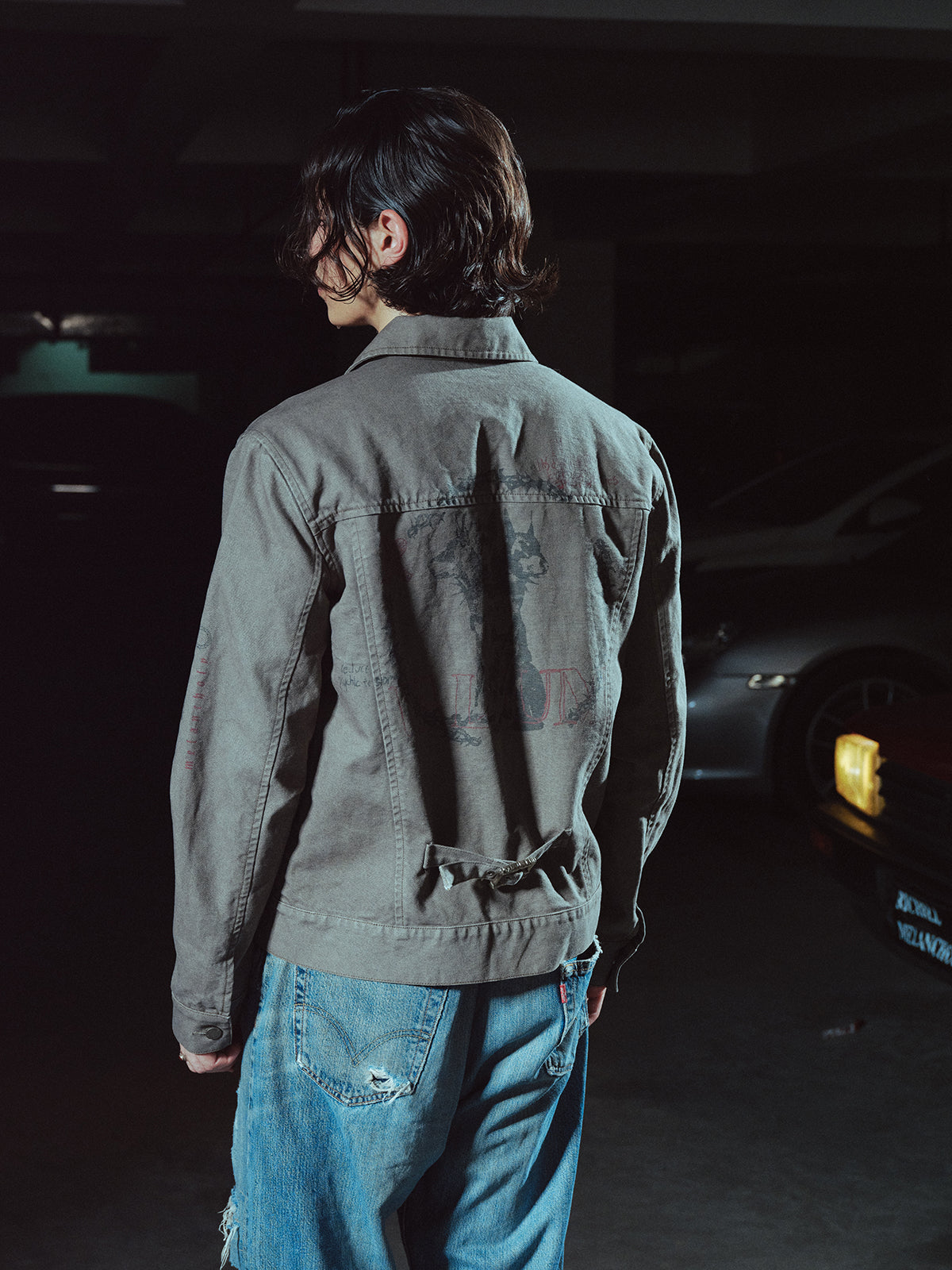 Printed Canvas Jacket