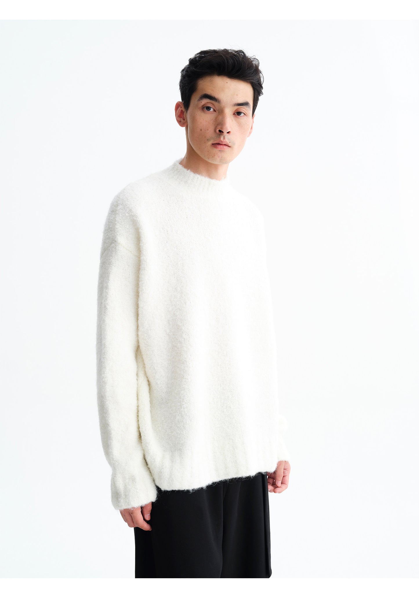 Heavyweight Wool Blend Sweater