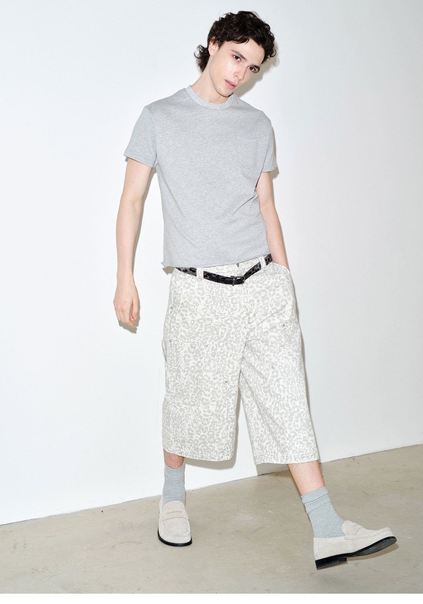 Retro Workwear  Loose-Fit Shorts
