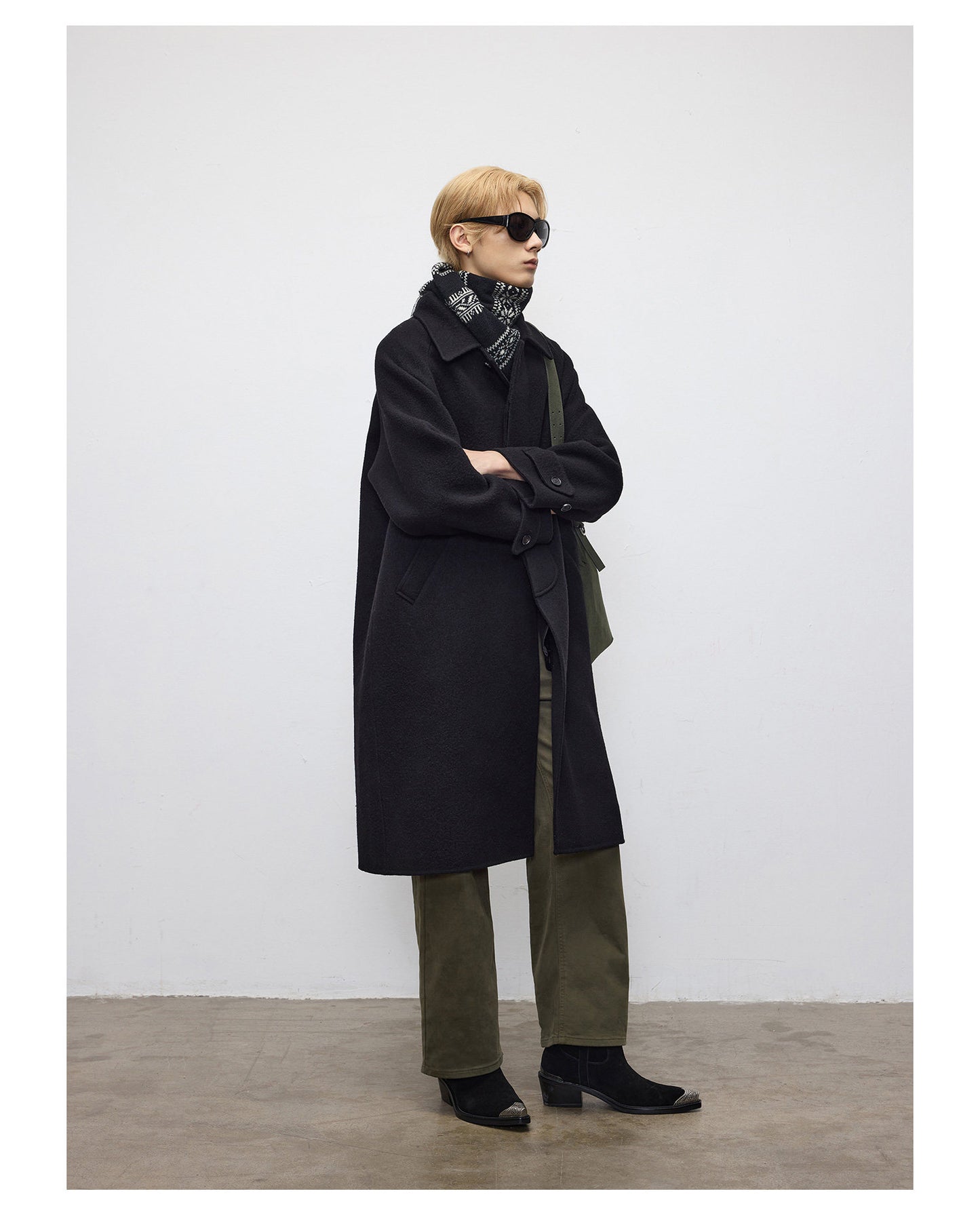 Wool Mid-Length Coat