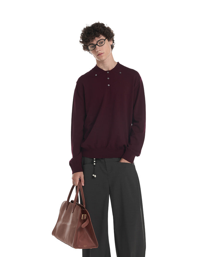 Fake Lapel Polo Shirt