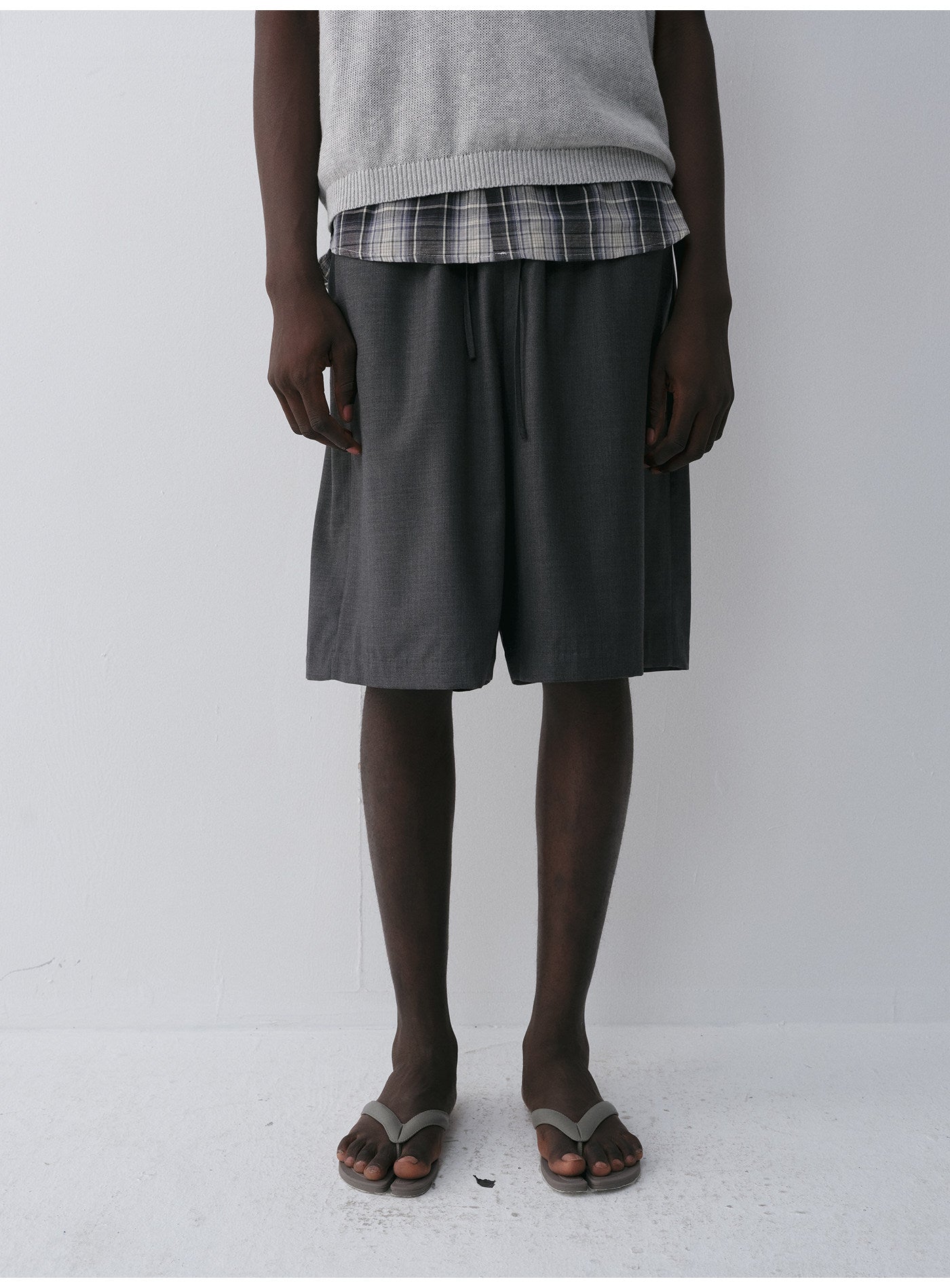 Wool Casual Shorts