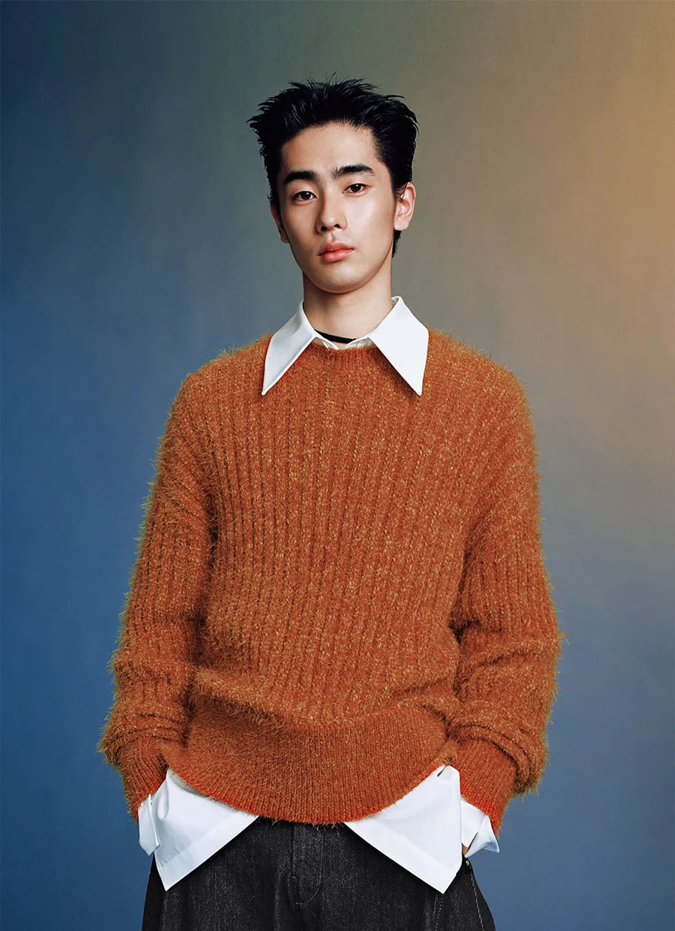Round Neck Pullover Basic Sweater
