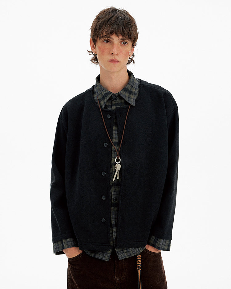 Patchwork Two-Piece Cardigan