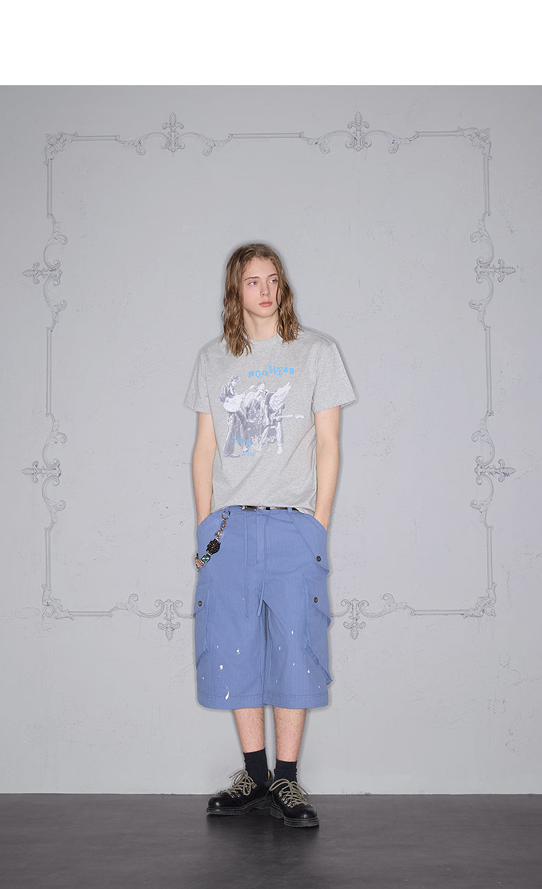 Letter Character Print T-Shirt