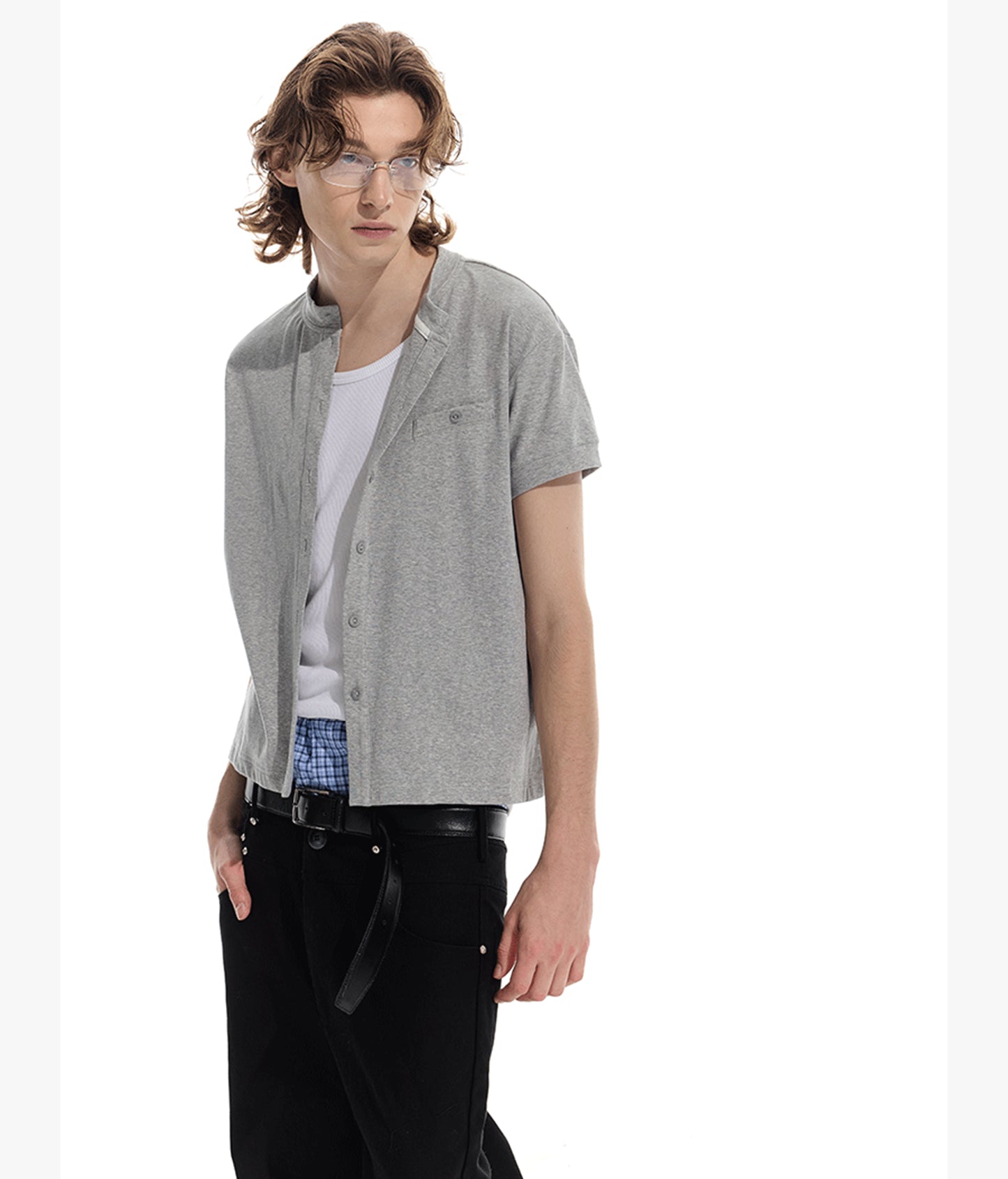 Straight Shoulder Cardigan