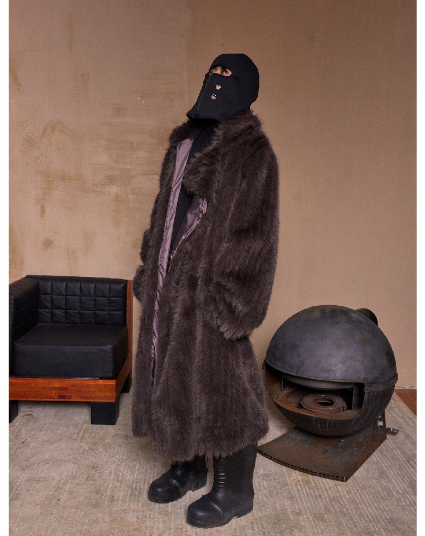 Original design dark knit hat