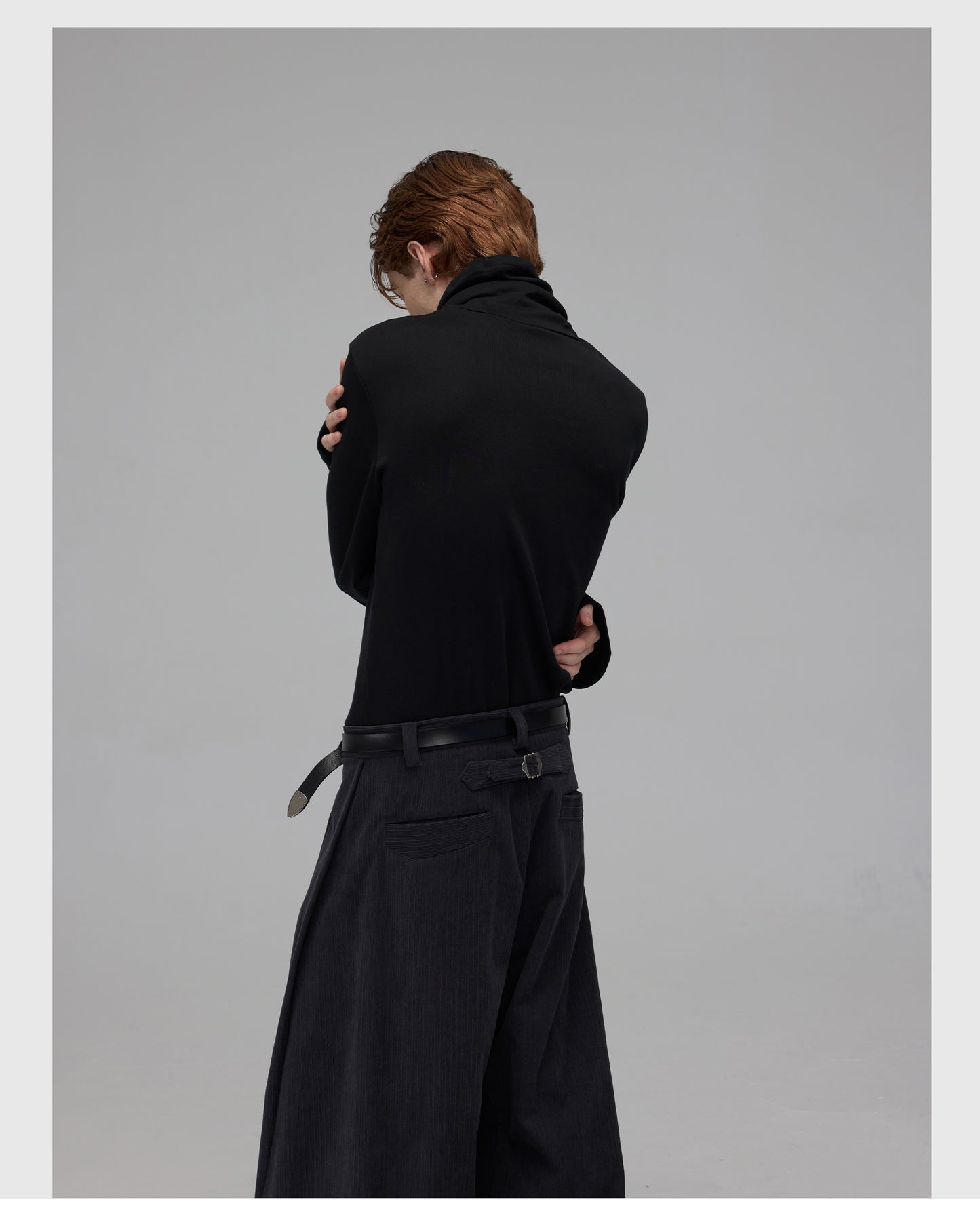 Slim High Collar T-Shirt