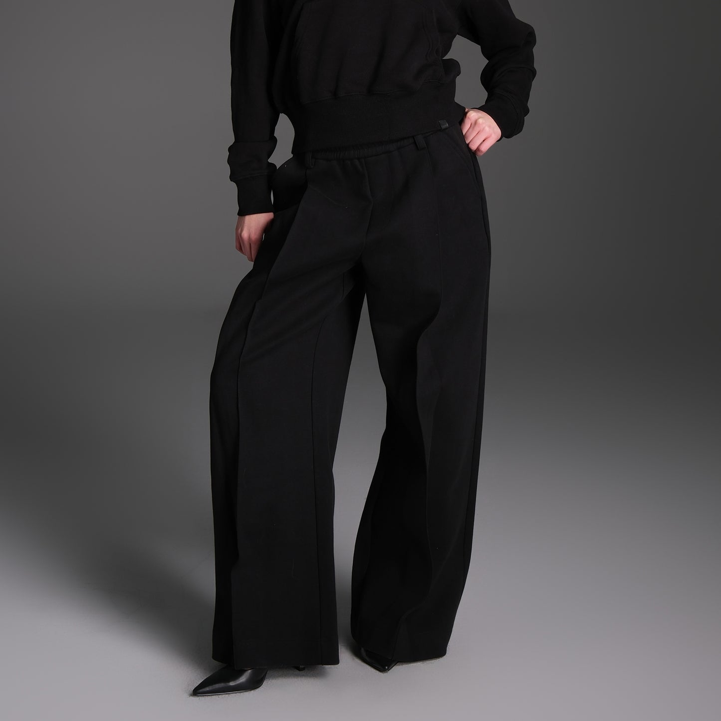 A-Line Wide Leg Sweatpants