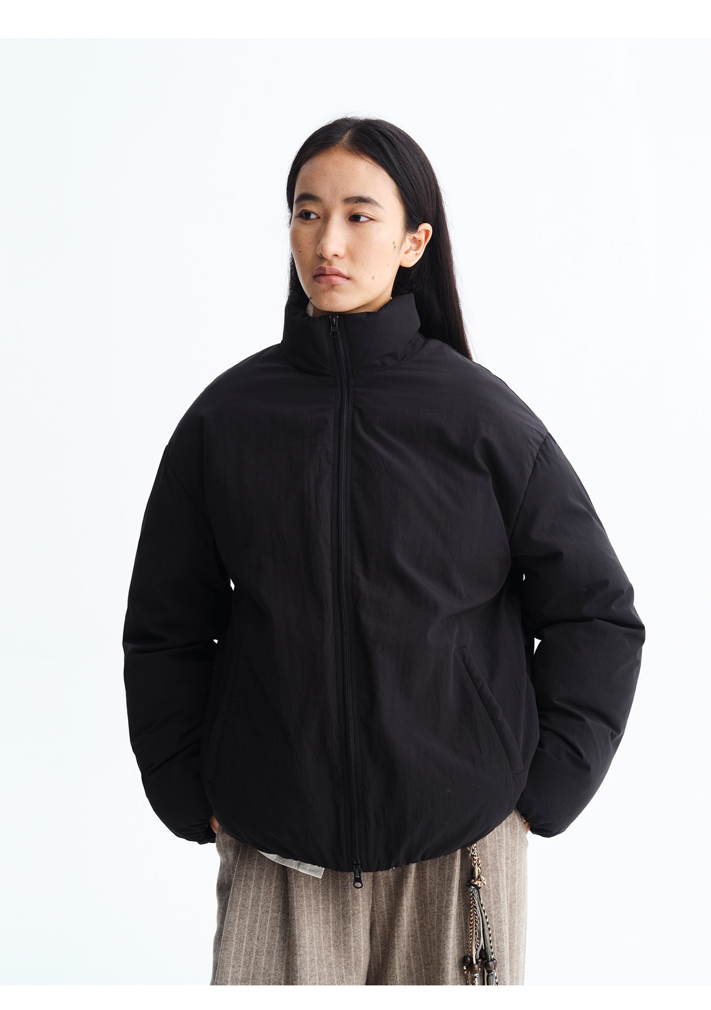 Stand Collar Warm Cotton Jacket