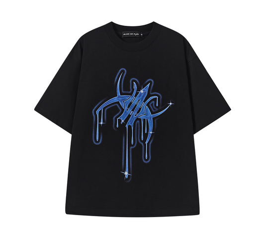 Loose-fitting printed T-shirt