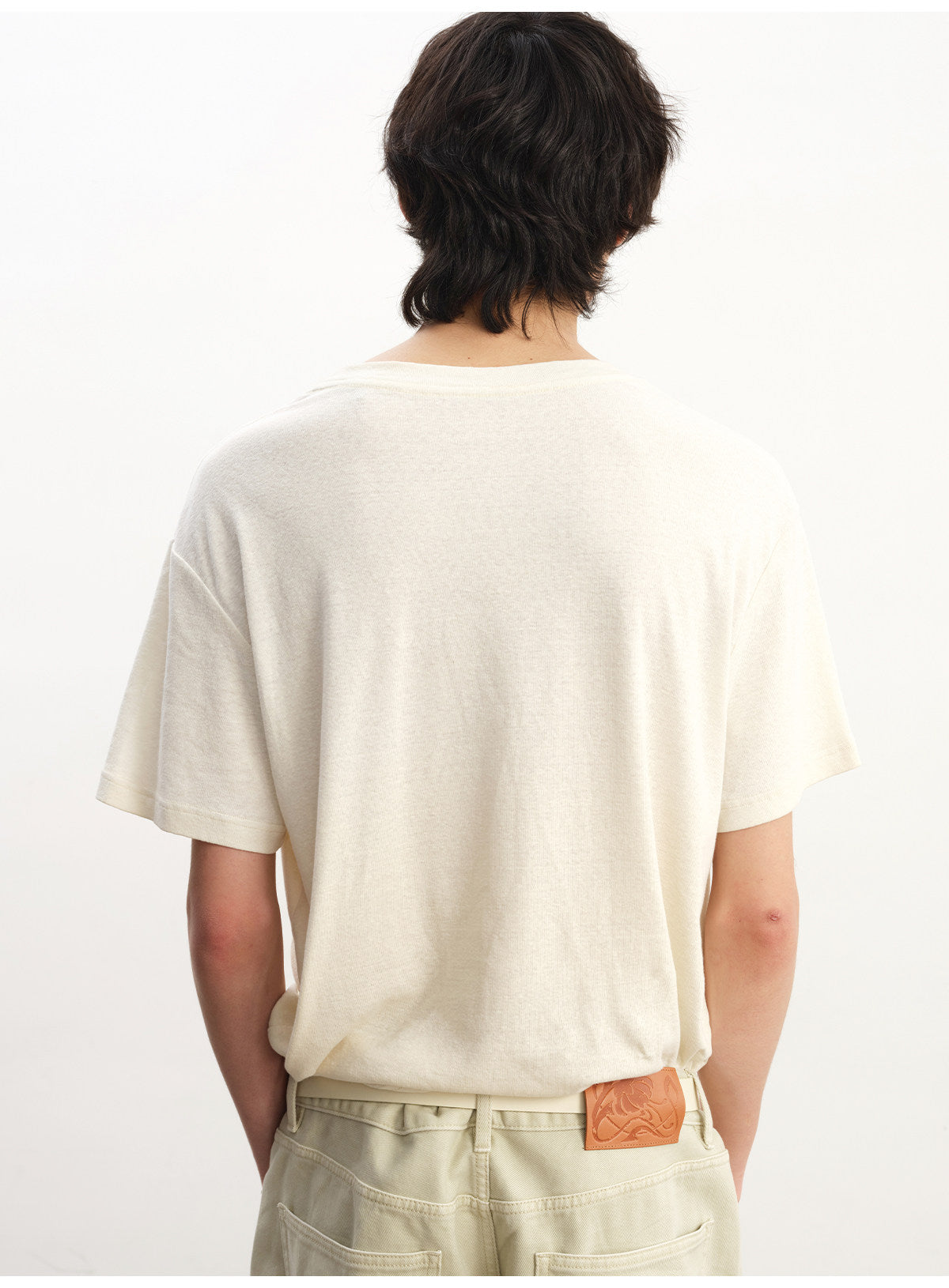 ウォッシュ加工半袖Tシャツ