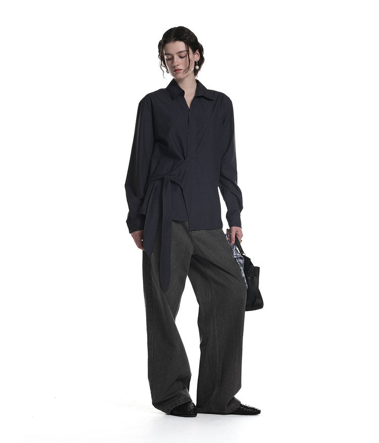 Distressed Casual Pants