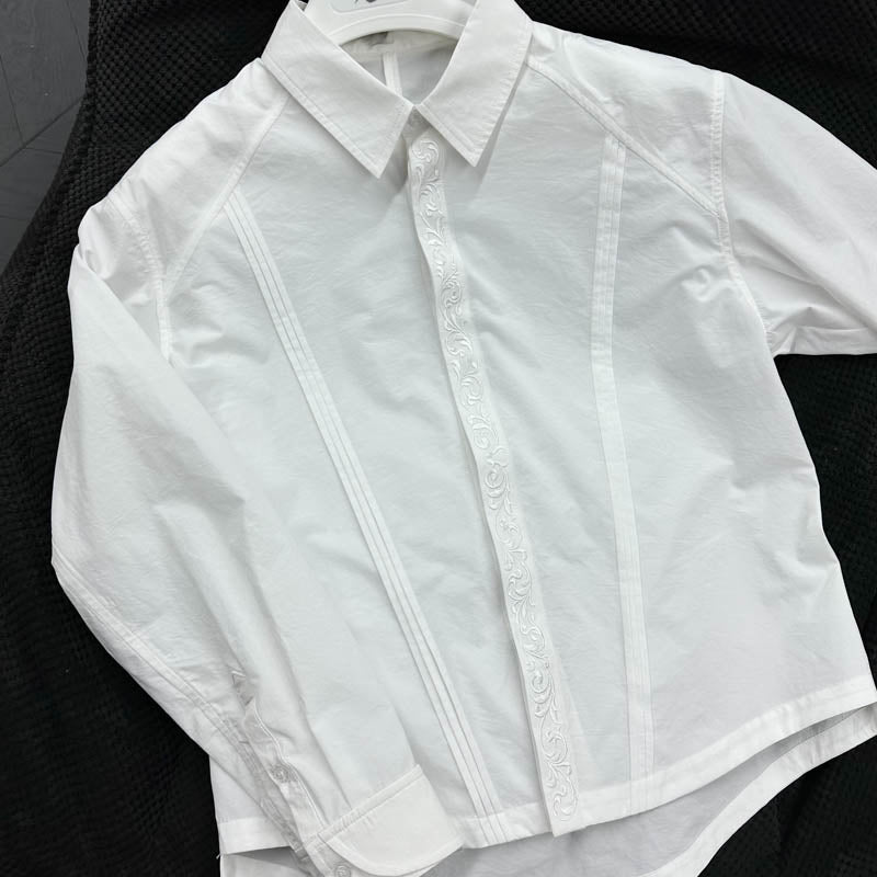 Flower Embroidery Shirts