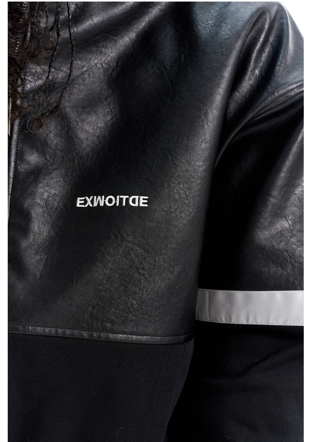 Reflector Leather Jacket