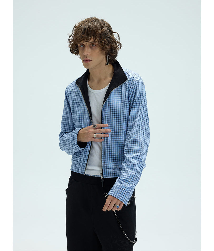 Reversible embroidered jacket