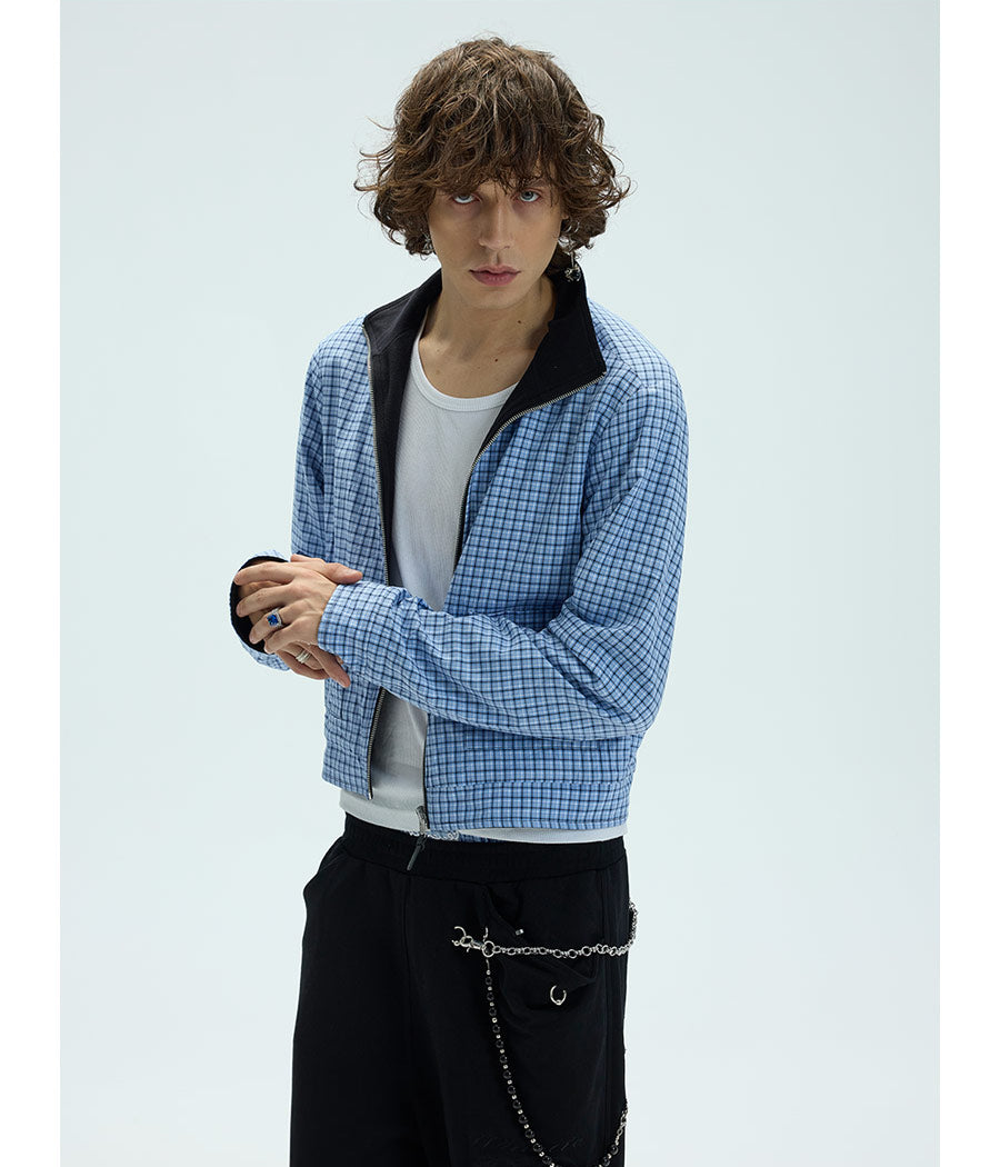 Reversible embroidered jacket