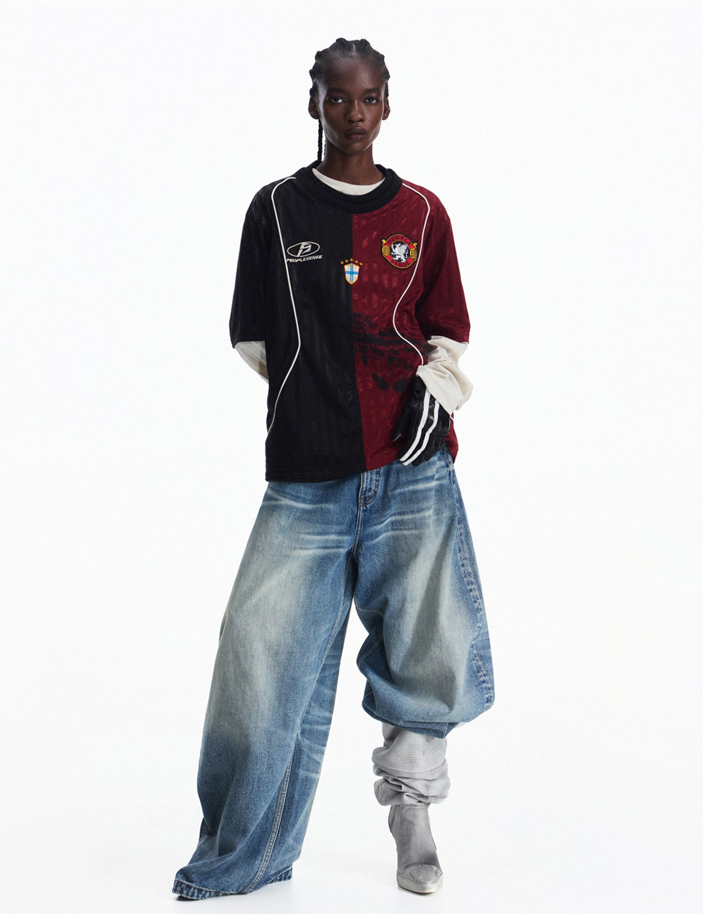 Racing Style Round Neck T-Shirt