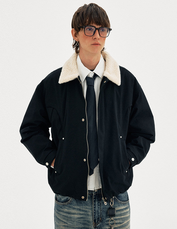 Unisex Retro-Style Casual Down Jacket