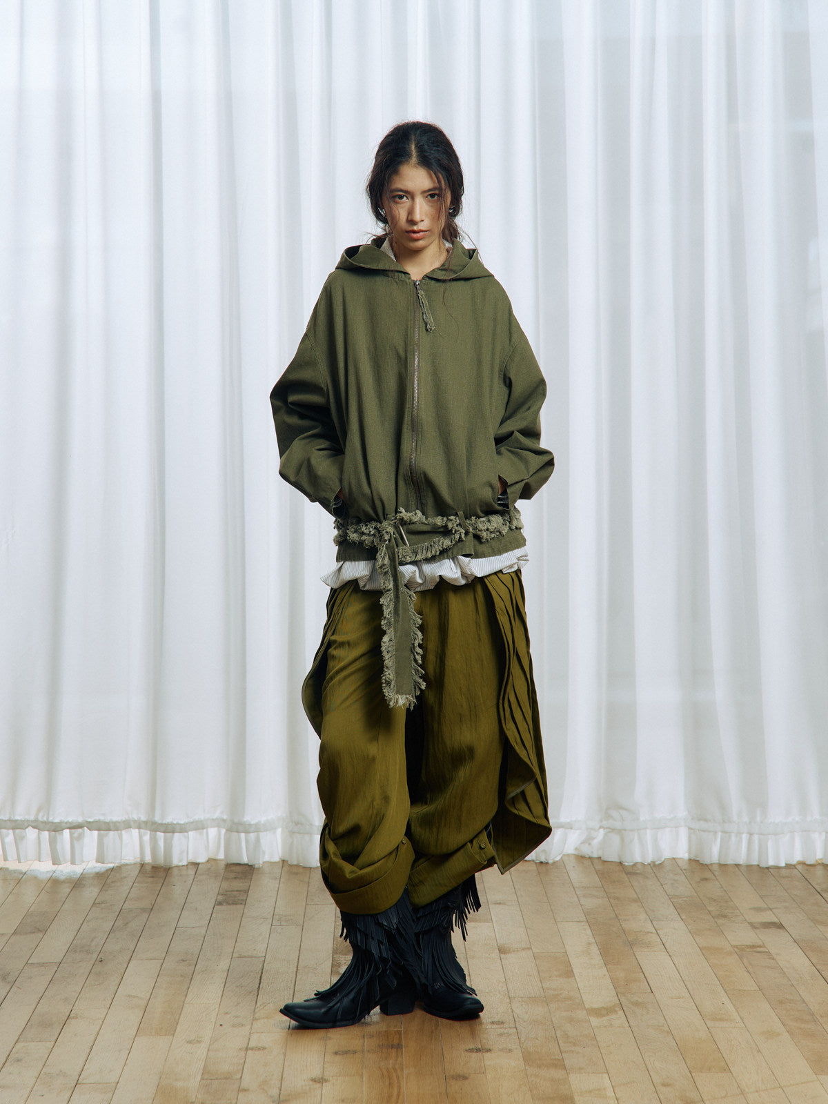 Pleated Casual Pants