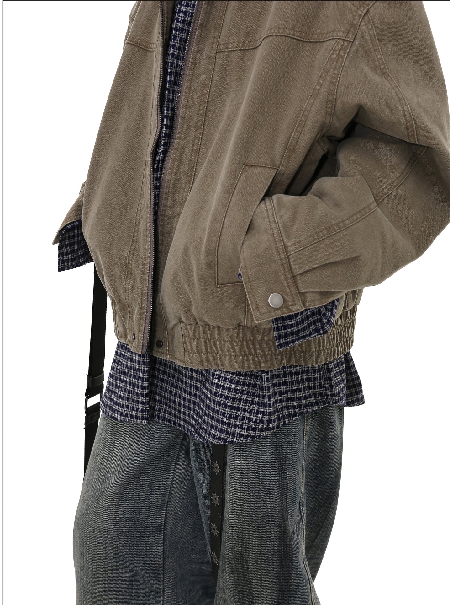 Washed and Damaged Heavyweight Jacket