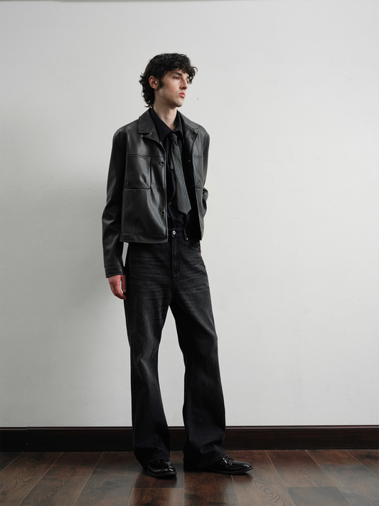 Flat Short Wide Jacket