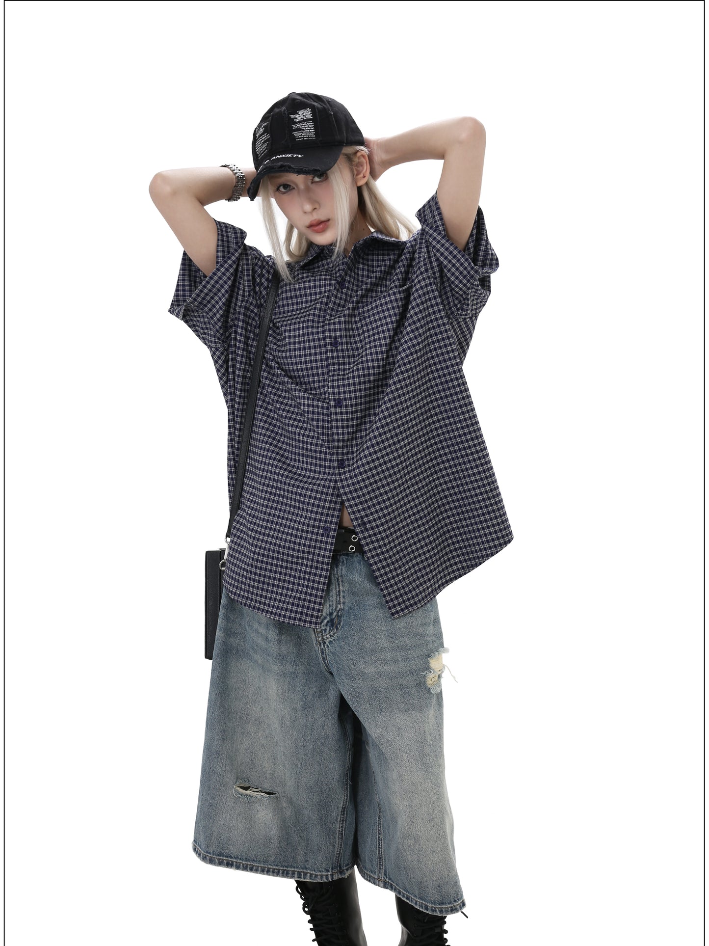 Retro Loose Check Shirt