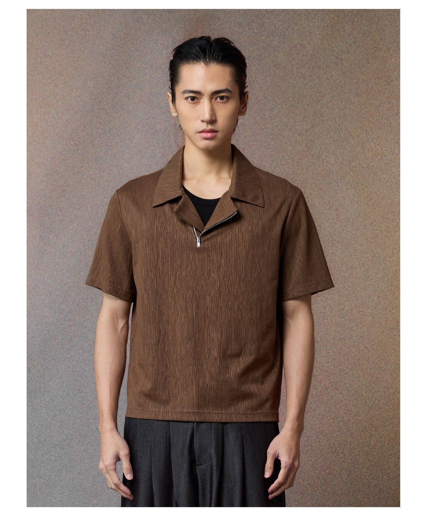 Linen-Cotton Blend Moisture-Wicking Shirt