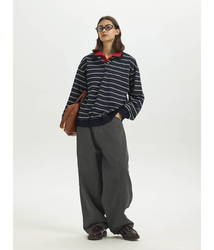 Retro College Polo Shirt