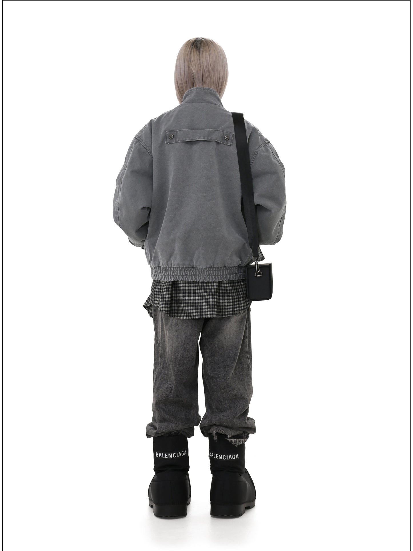 Washed and Damaged Heavyweight Jacket