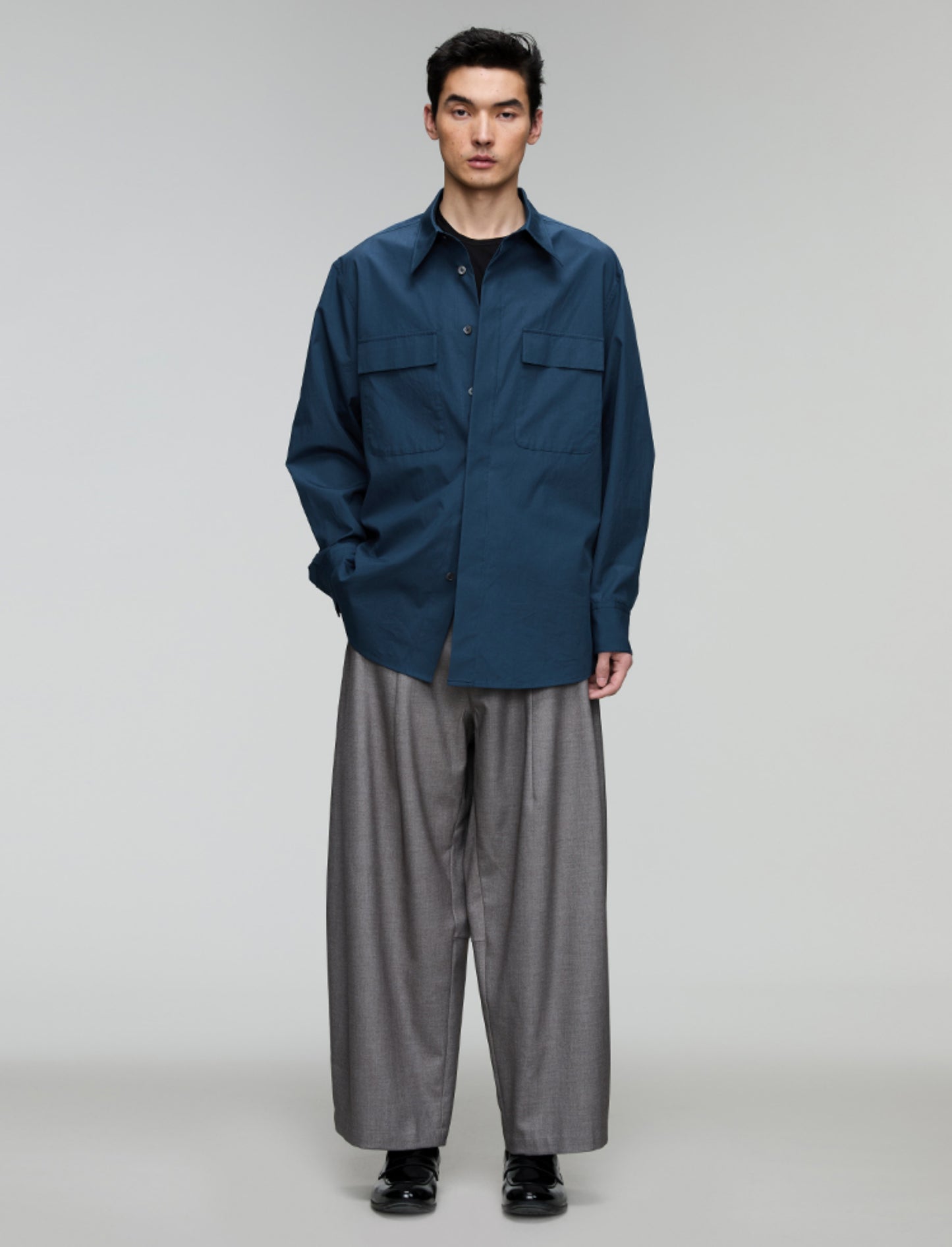 Drawstring Wide Leg Pants