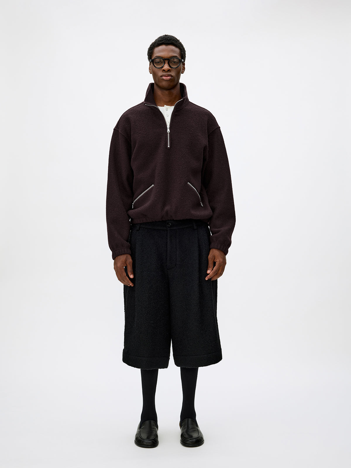 Half-Open Sweatshirt