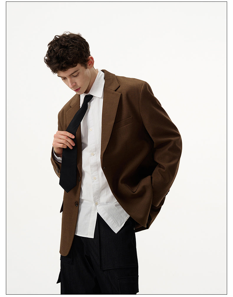 Clean Fit Silhouette Suit Jacket