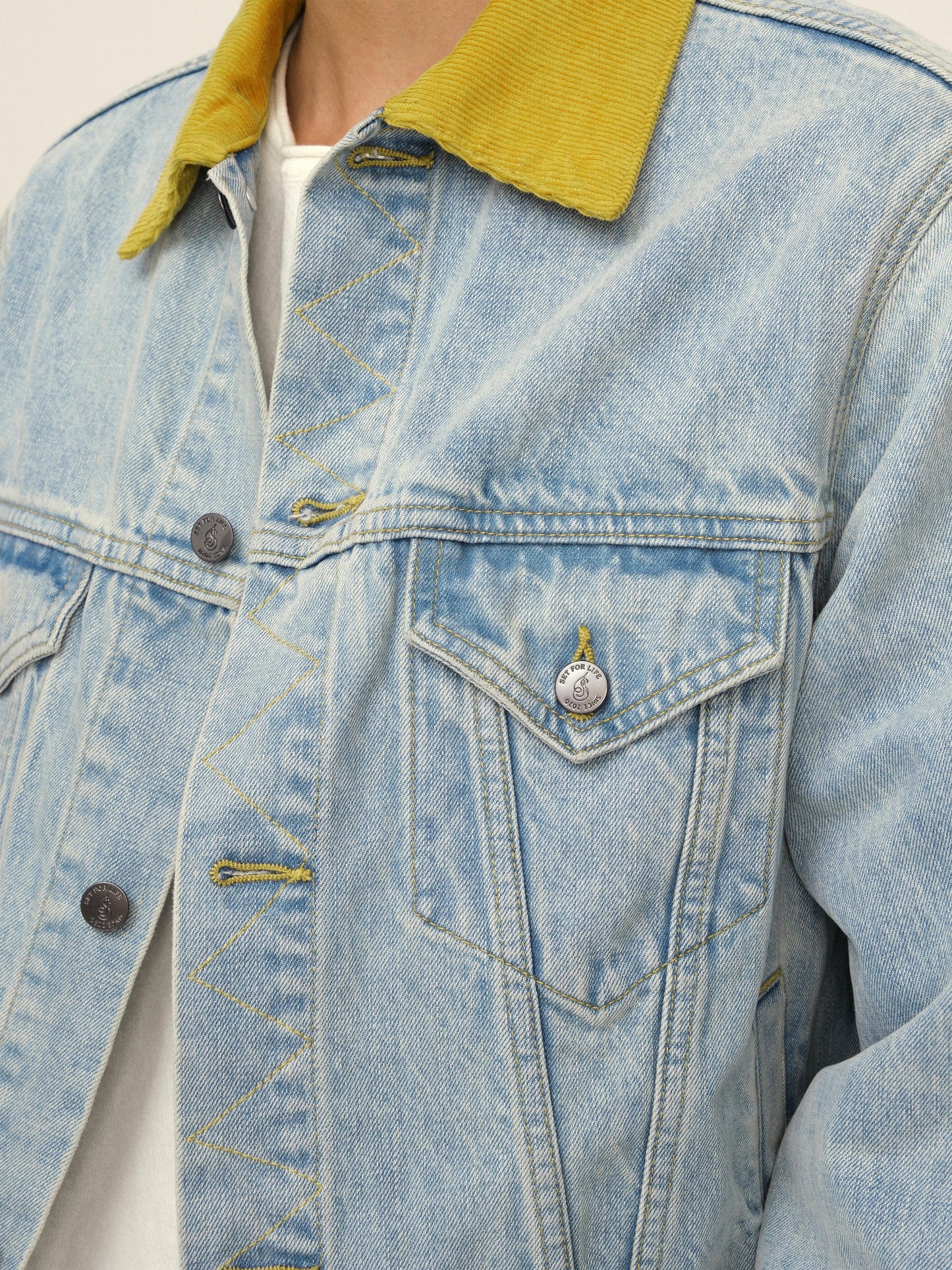 Washed Vintage Short Denim Jacket