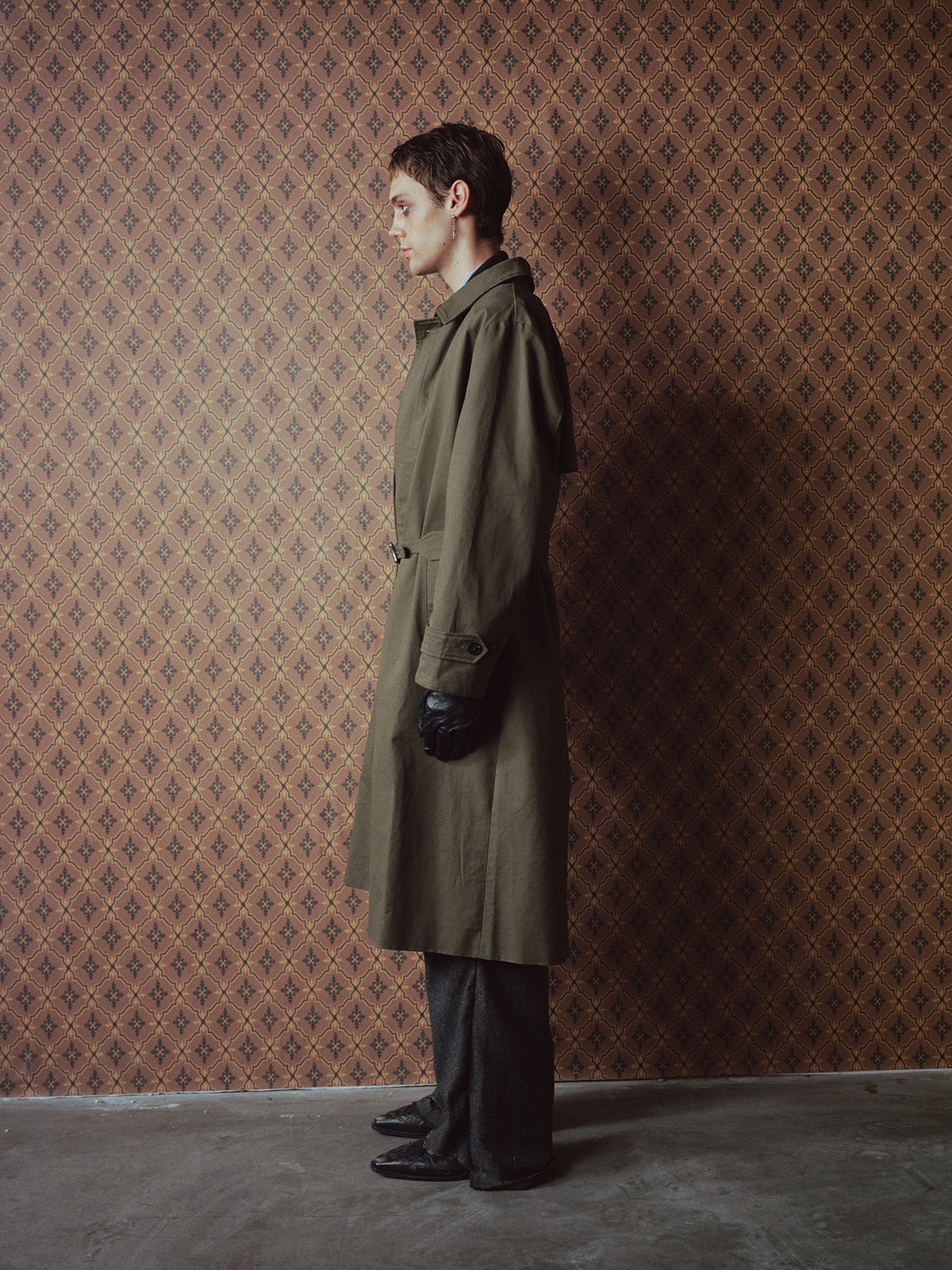 Single-breasted trench coat