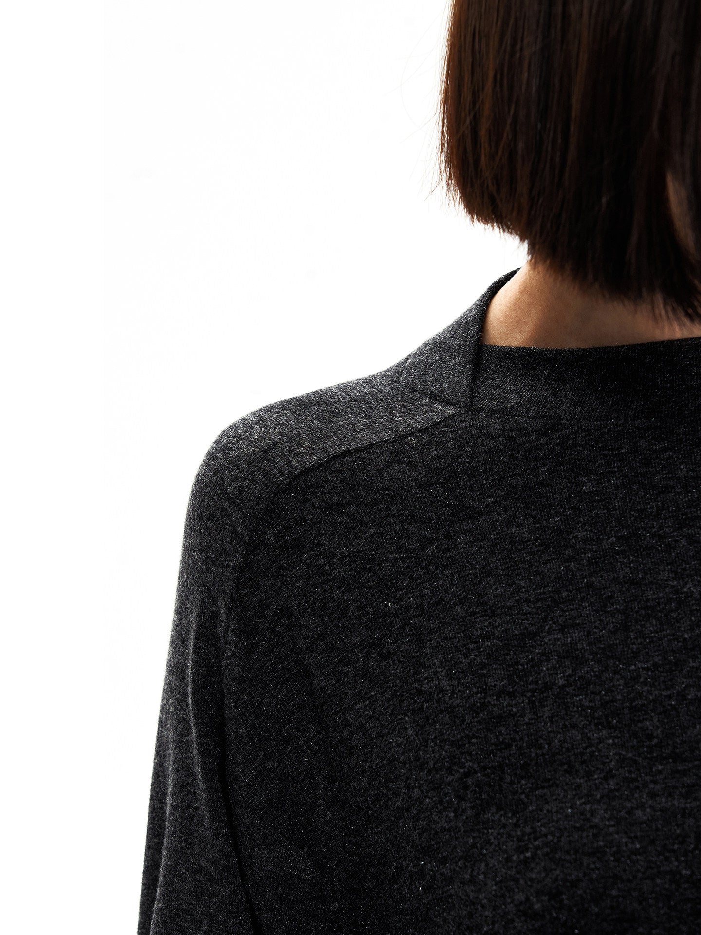 Raglan Sleeve Deconstructed Neck T-Shirt