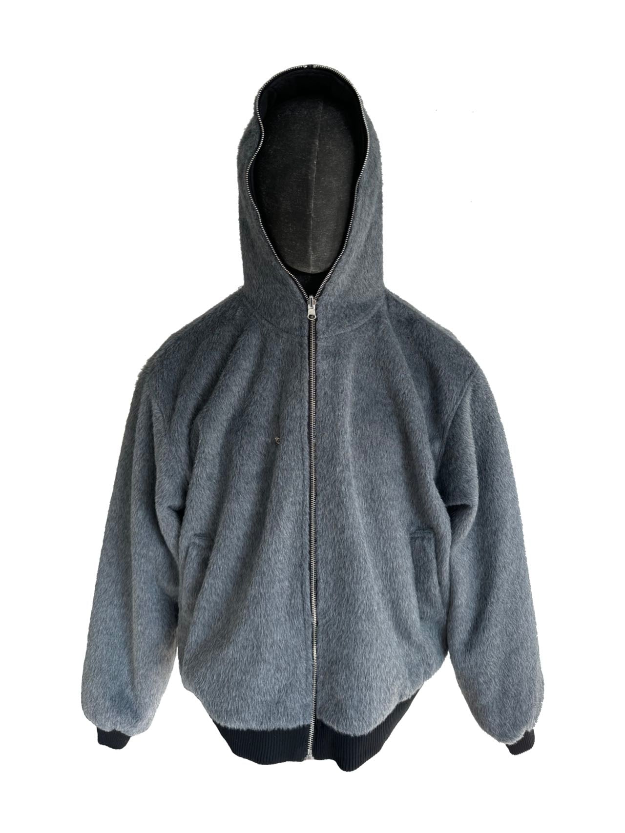 Reversible Washed Hooded Jacket