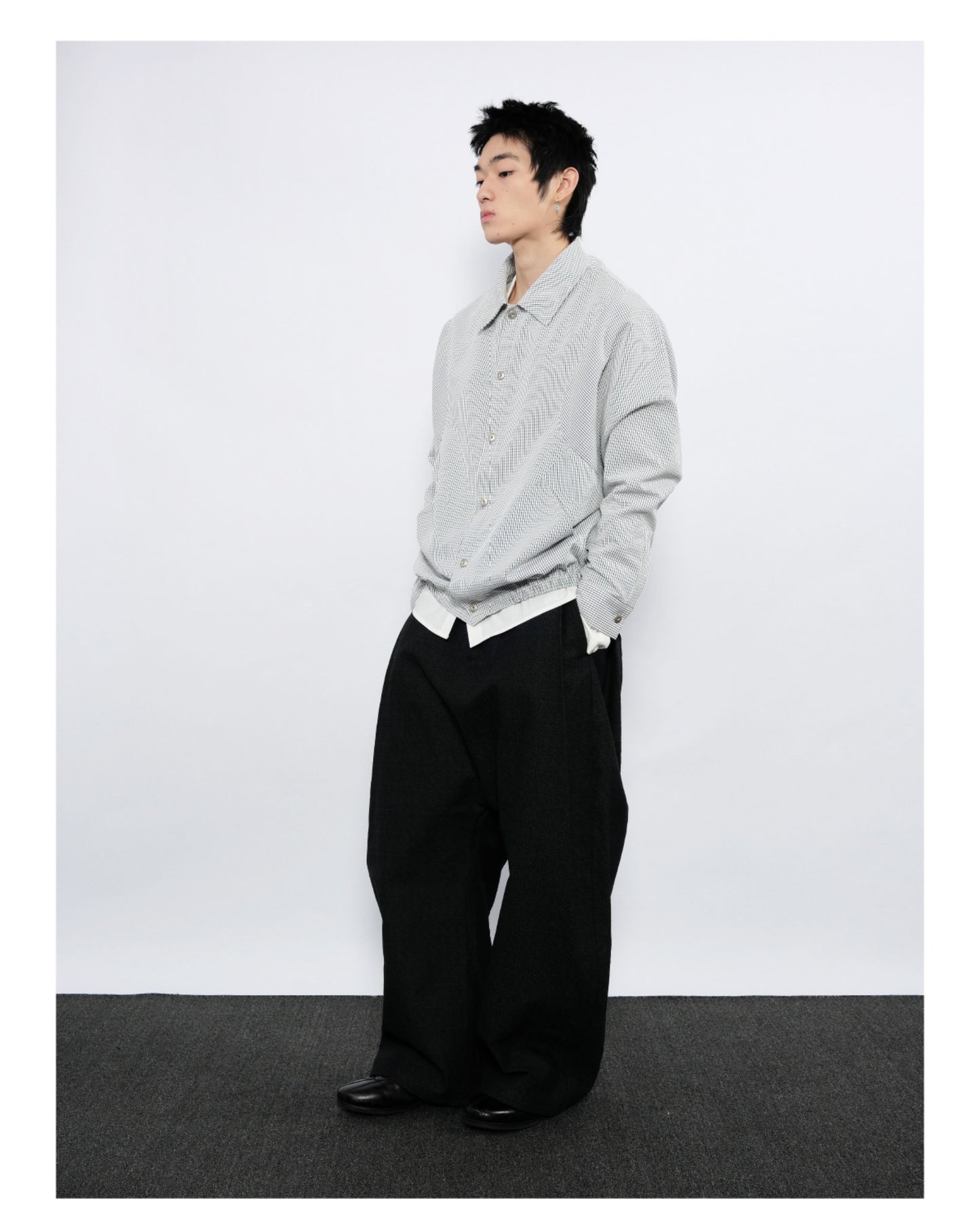 Short Checkered Shirt