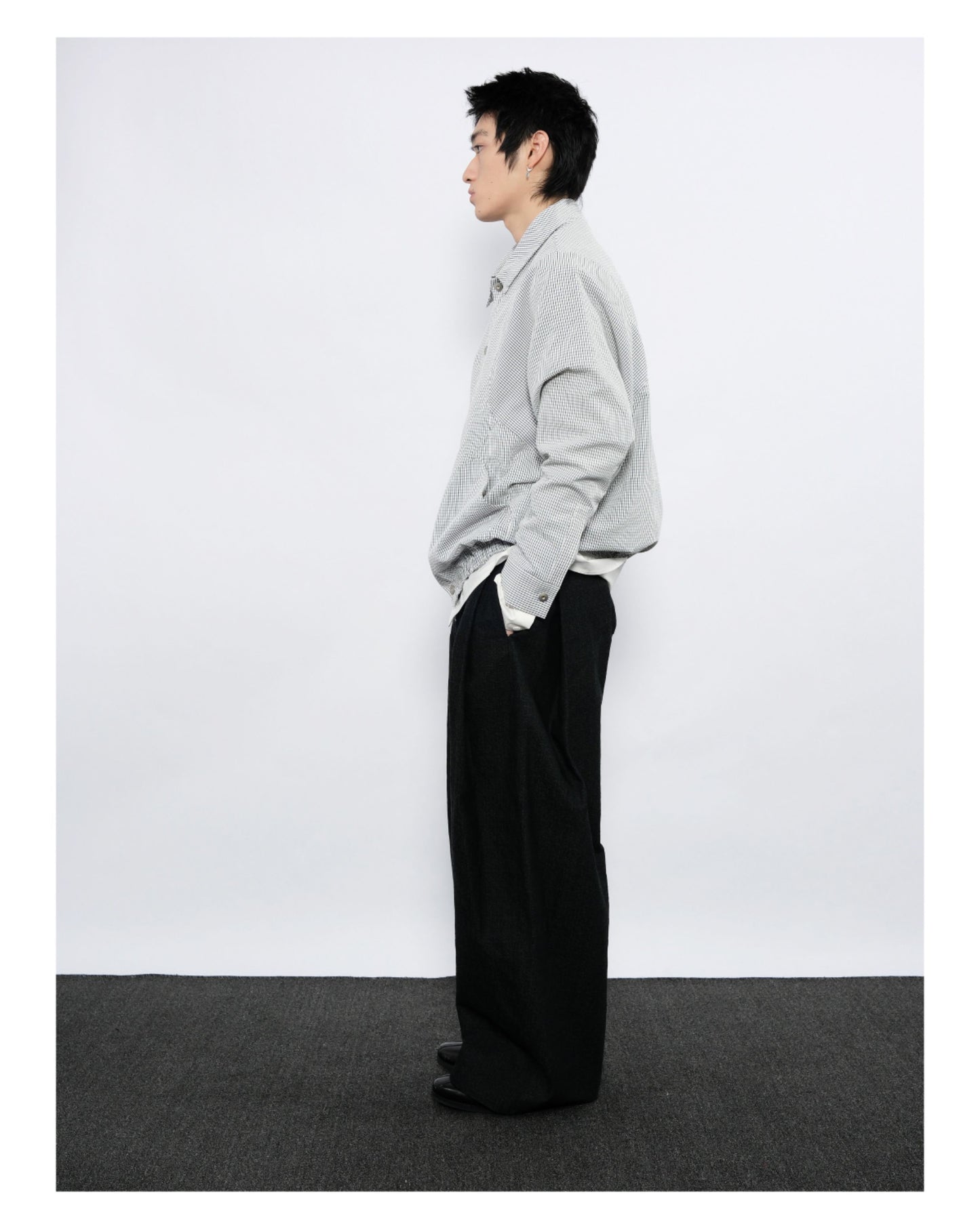 Short Checkered Shirt