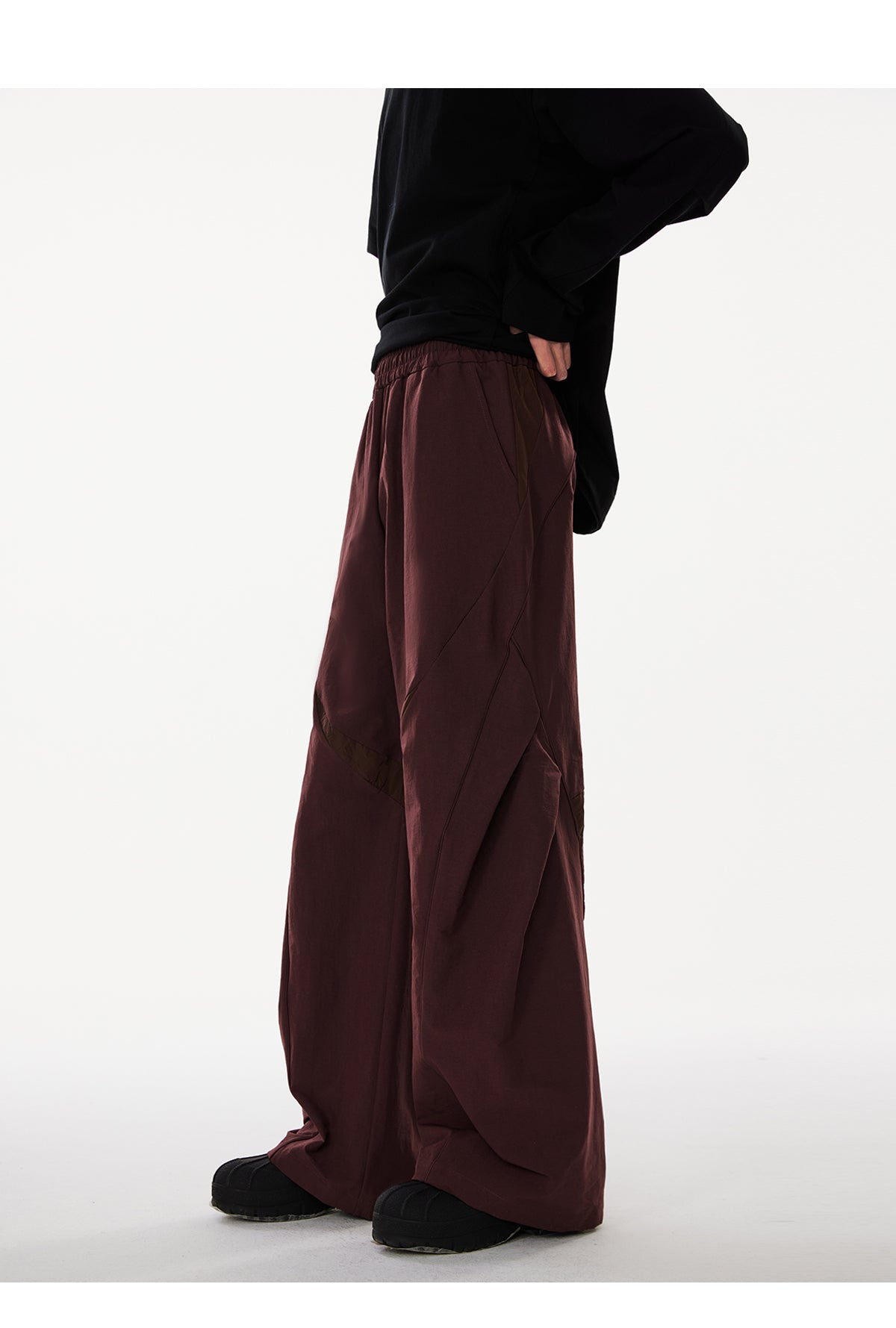 Wide leg casual pants