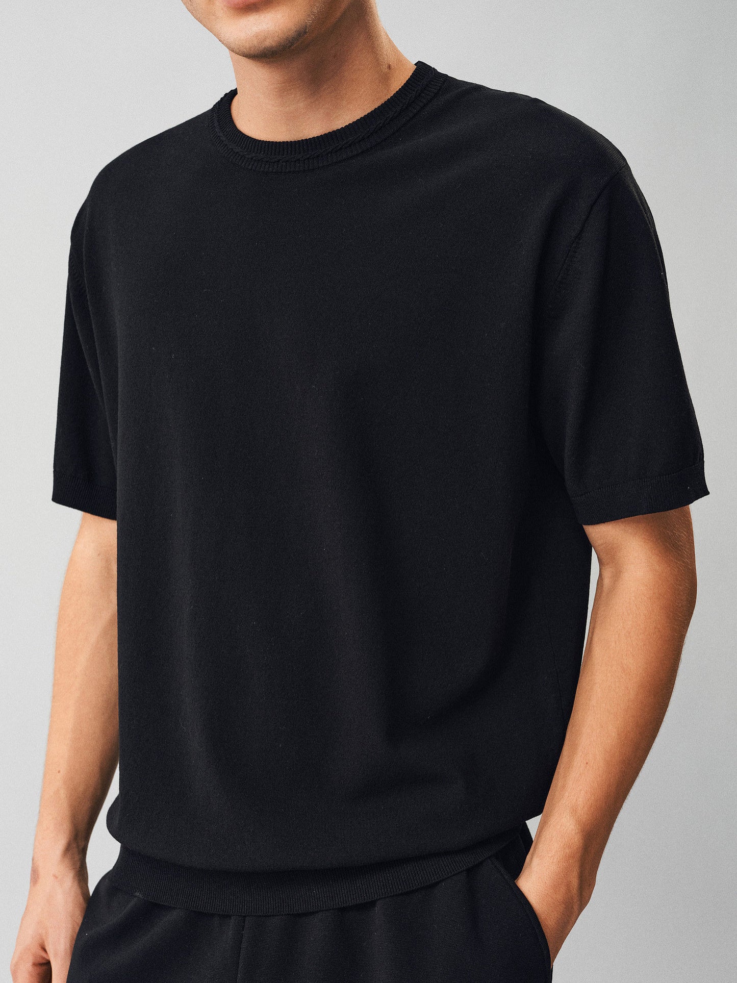 Jacquard Knit Shirt