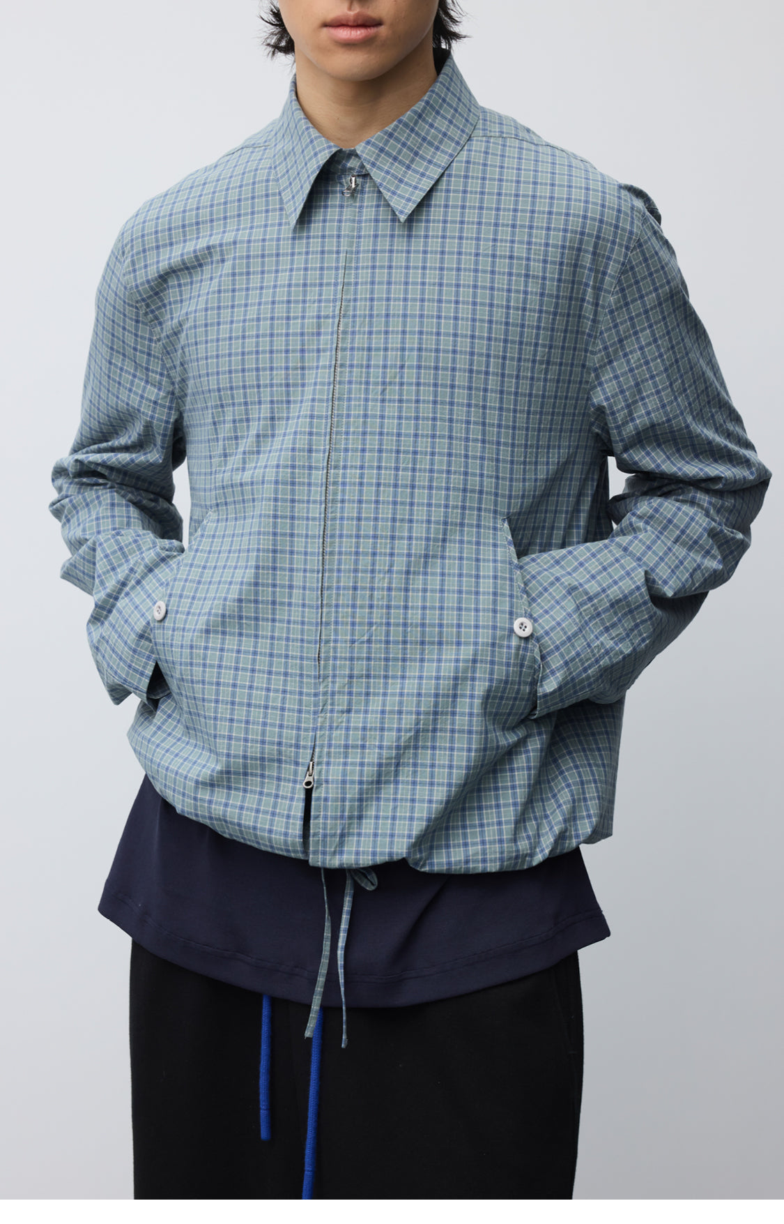 Double Head Metal Zipper Jacket