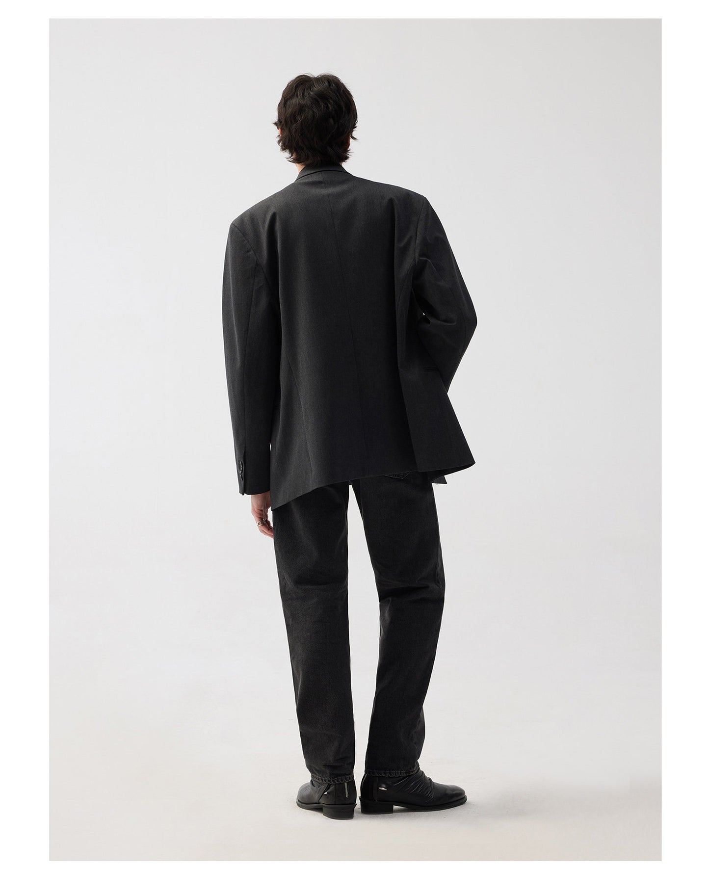 Double-breasted suit jacket